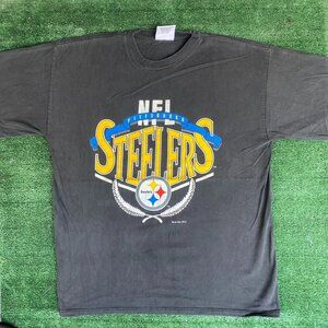 Vintage 90s Pittsburgh Steelers Shirt NFL Football Logo Tee